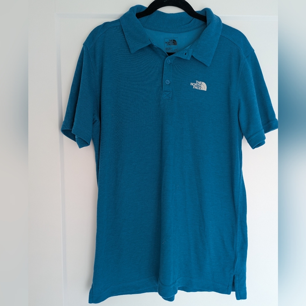 The North Face Men's Blue Polo Shirt